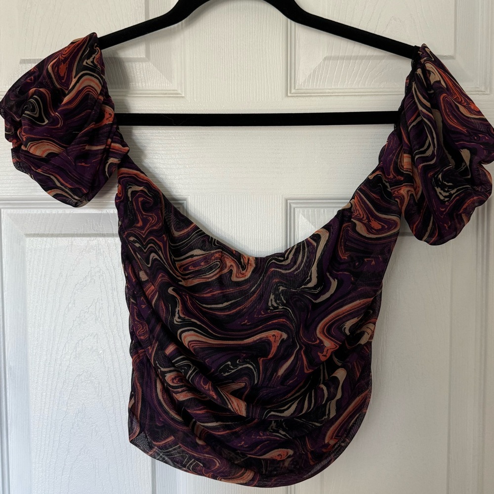Nasty Gal off shoulder top
